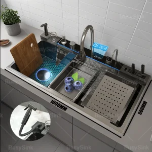 Stainless Steels Kitchen Sinks Multifunctional